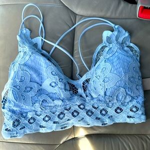 Rue 21 blue lace bralette